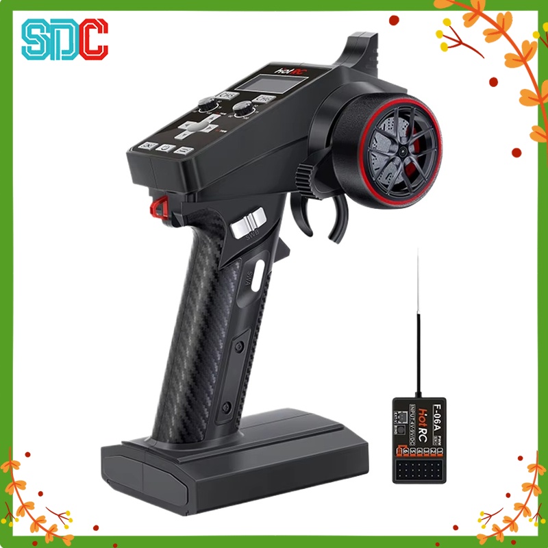 Radio Transmitter 6Ch - HOTRC CT-6A 2.4GHz 6CH Afstandsbediening Radio