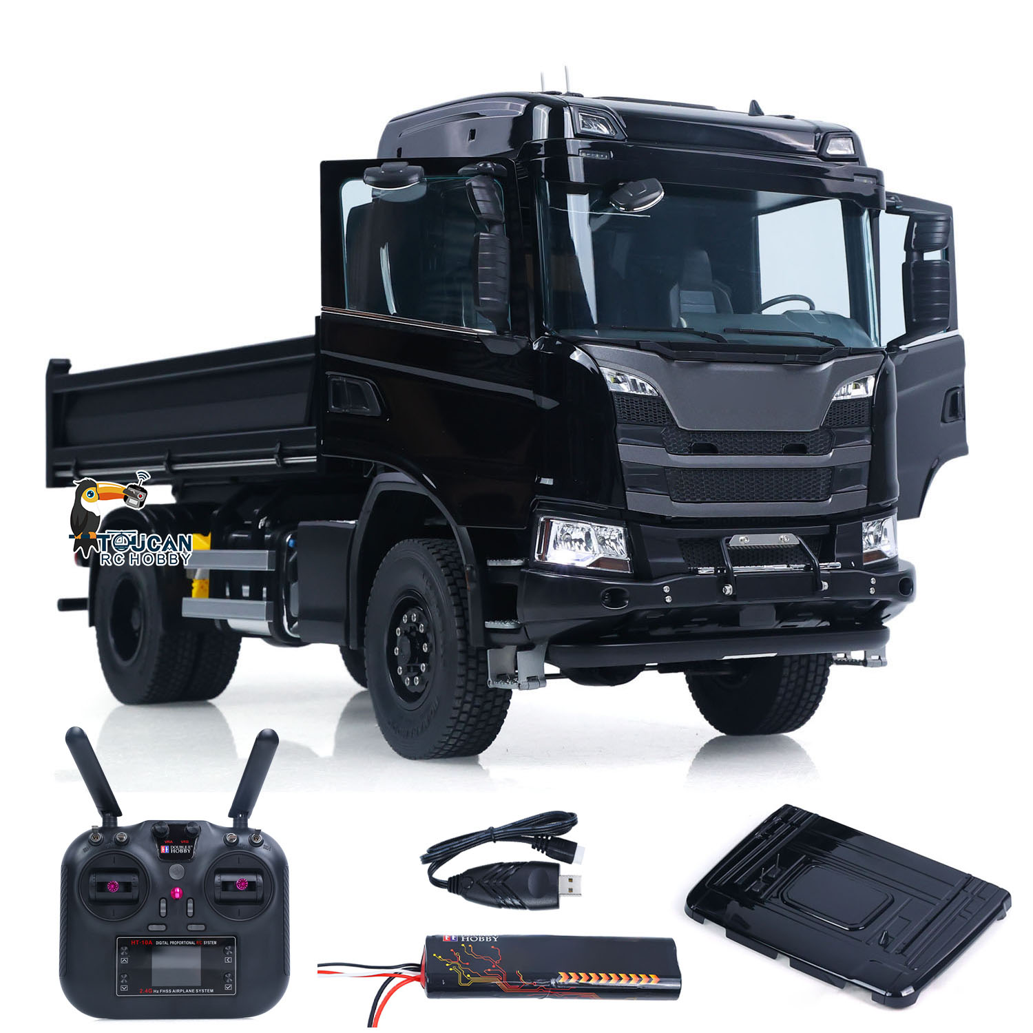 Rc Excavator Hydraulic - 1/14 CNC 4x4 DoubleE E022 RC