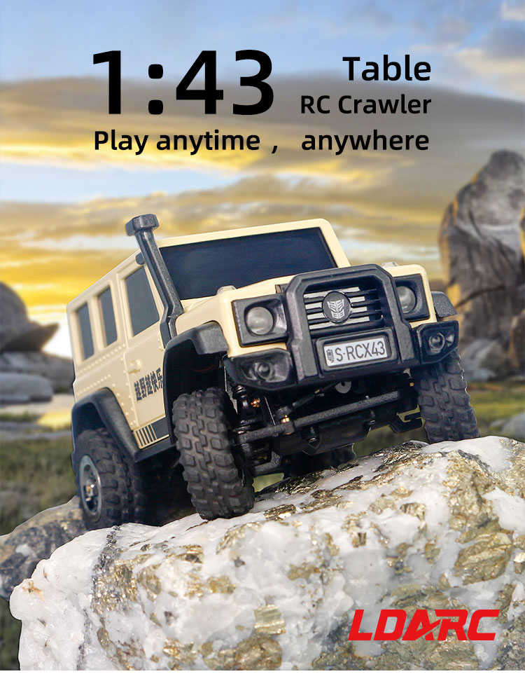 Rc Hobby Pro - LDARC X43 1:43 Crawler RC Auto