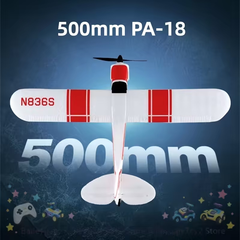 Rc Glider Foam Wing - Nieuw Blue Arrow RC Vliegtuig PA-18