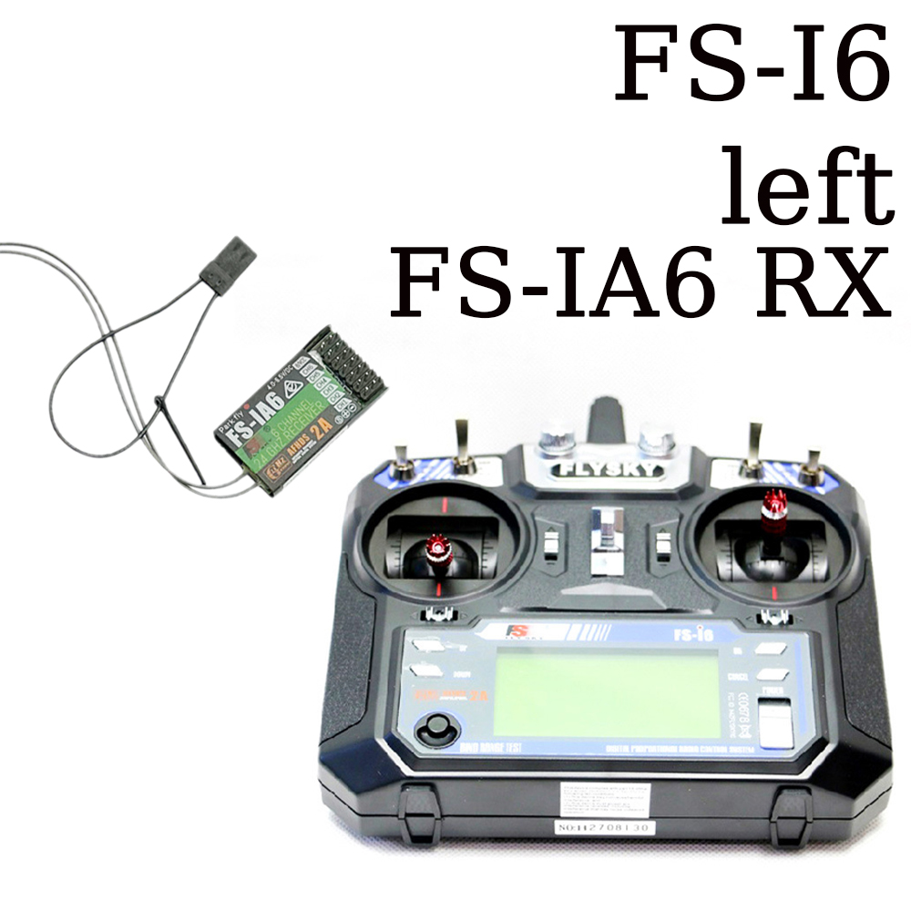 Radio Transmitter 6Ch - Flysky FS-i6 2.4G 6CH AFHDS Radiozender