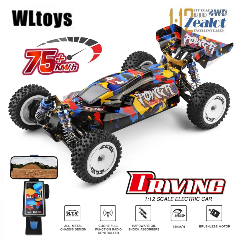 Rc Hobby Pro - Wltoys 124017 124007 75 Km/h Rtr