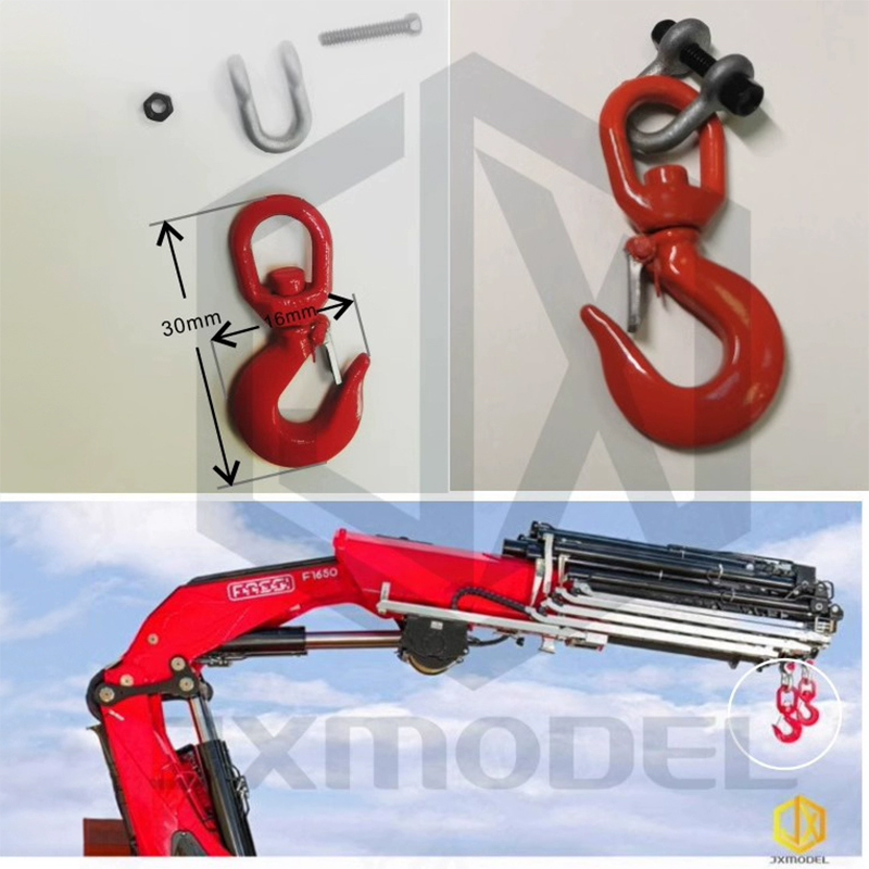 Rc Excavator Hydraulic - JXmodel F1650 Tamiya 1/14 vrachtwagenkraanhaak -