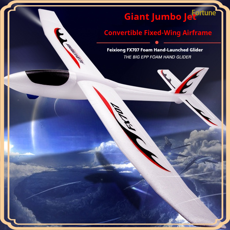 Rc Glider Foam Wing - Vaste vleugel zweefvliegtuig FX707 Geüpgradede grote