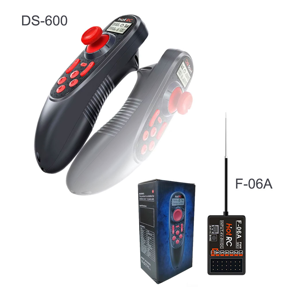 Radio Transmitter 6Ch - HOTRC DS-600 2,4 GHz 6CH RC