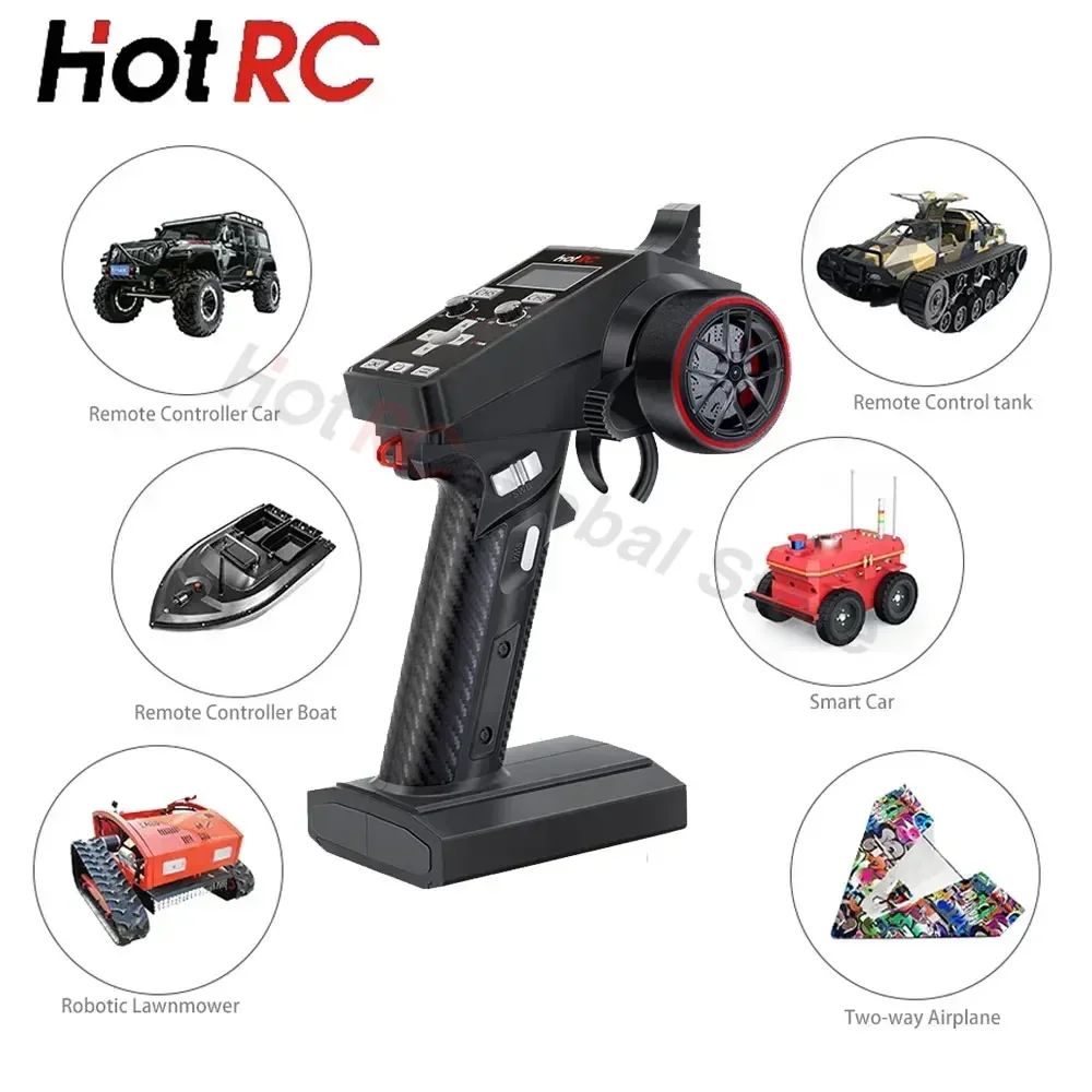 HotRC CT-6A 2.4G 6CH 6 Kanaals - Radio Transmitter 6Ch recensie en prijs