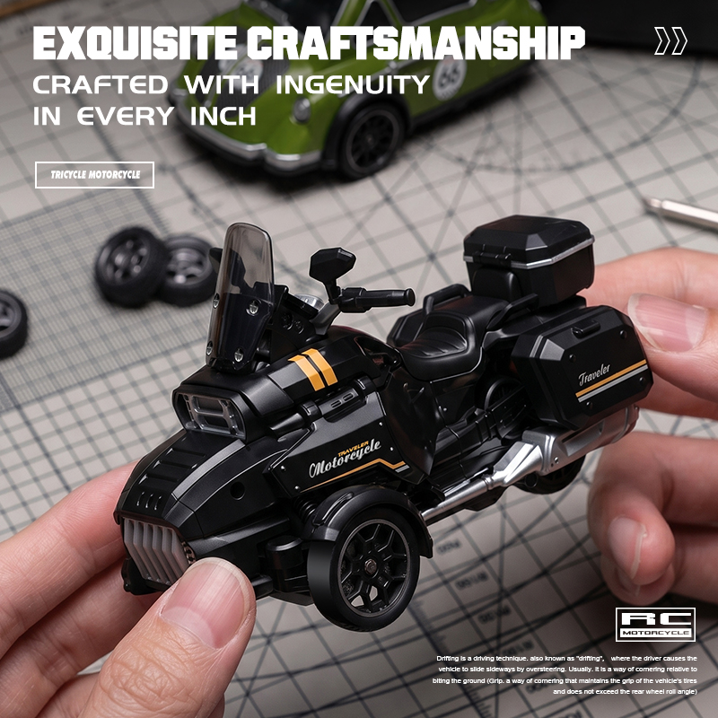 1:43 RC Drift Driewielige moto - Rc Drift Car Brushless recensie en prijs
