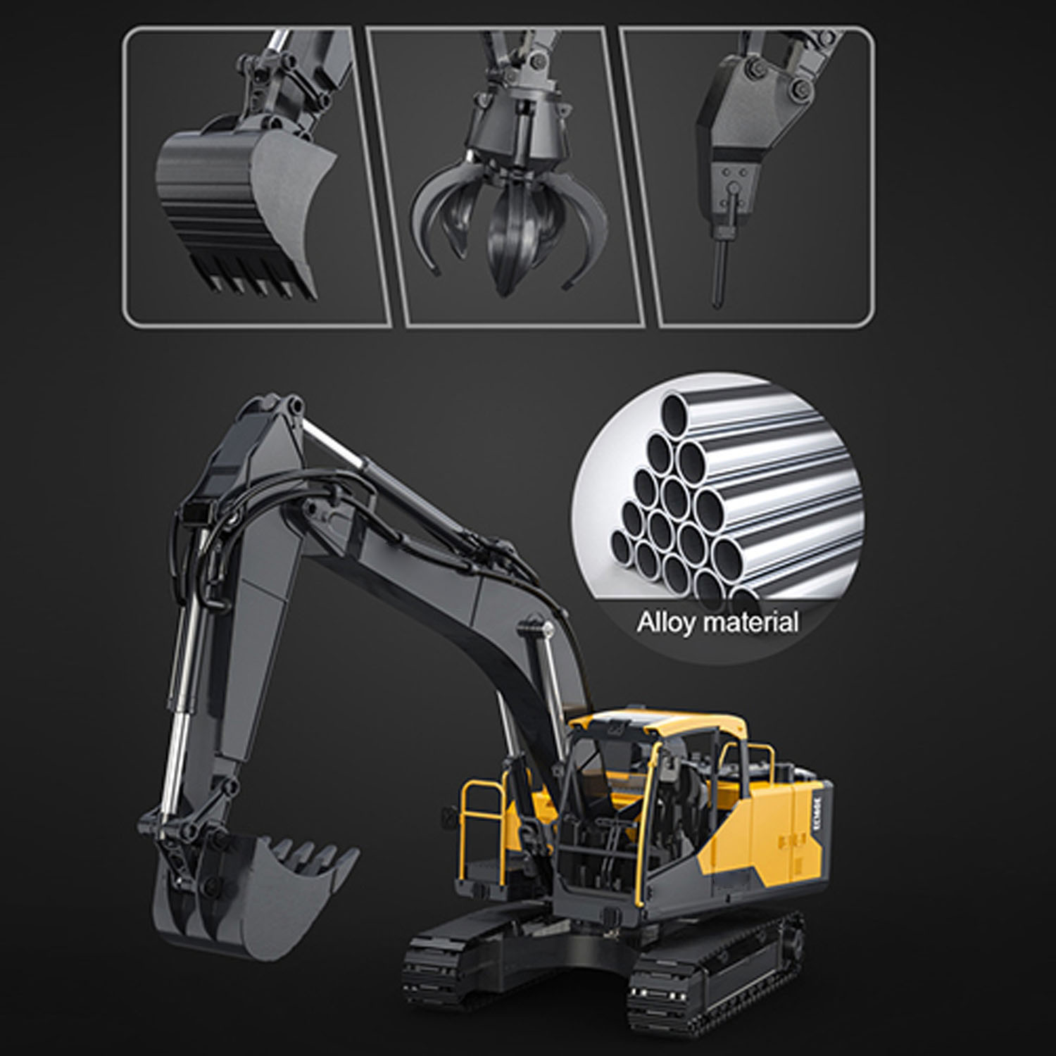 1/16 DoubleE E598 003 Elektris - Rc Excavator Hydraulic recensie en prijs