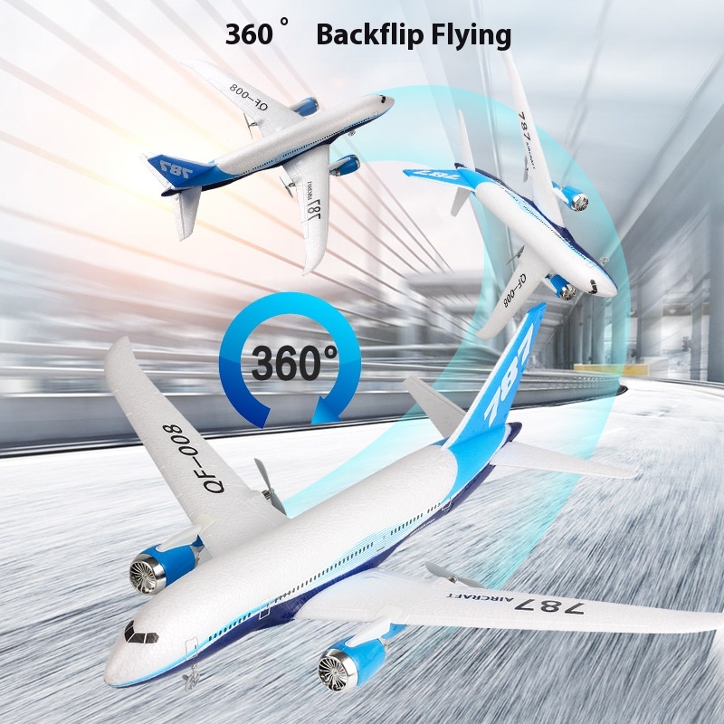 Qf008 RC Vliegtuig 787 Drie Ka - Rc Glider Foam Wing recensie en prijs
