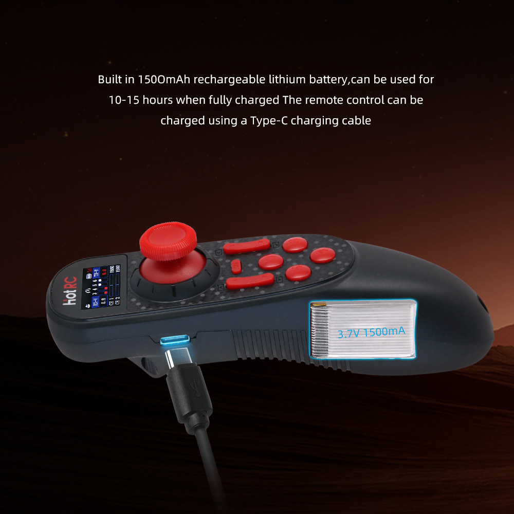 HOTRC DS-650 / DS-600 2.4G 6CH - Radio Transmitter 6Ch recensie en prijs