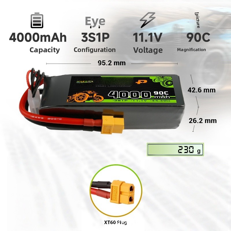 Hoogwaardige nieuwe 90C 4000mA - Hobby Quality Rc Cars recensie en prijs