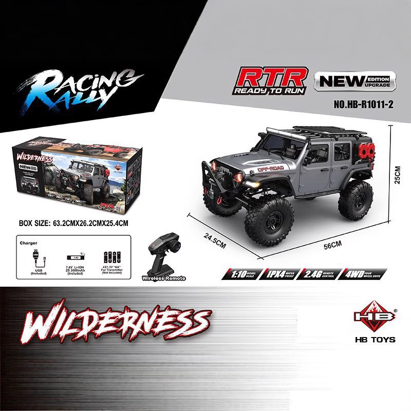 HB 1/10 4WD R1011 Nieuwe Verbe - Rc Hobby Pro recensie en prijs