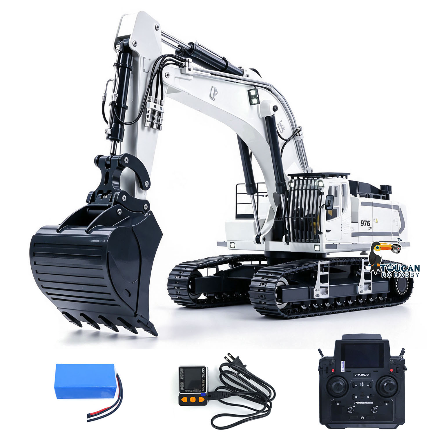 RTR 1/12 Metal LR976 Hydraulis - Rc Excavator Hydraulic recensie en prijs