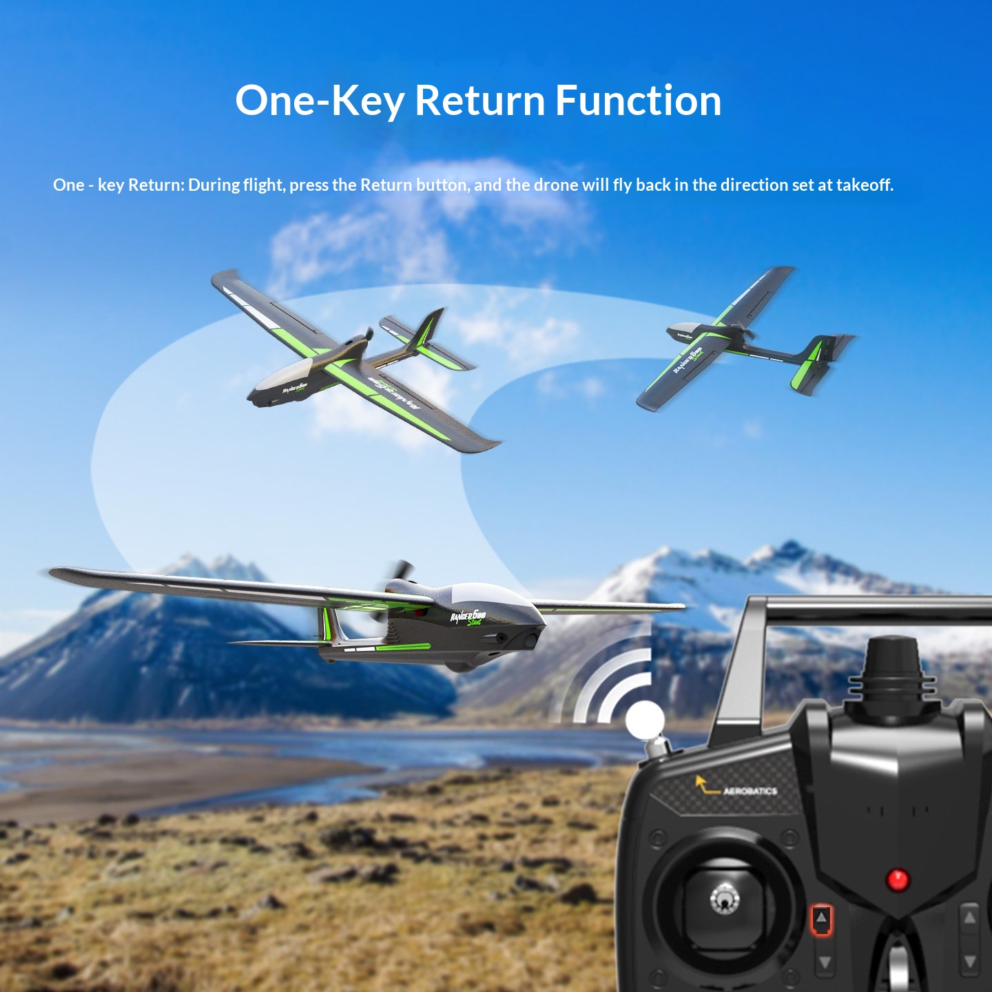 Oulansi RC vliegtuig vaste vle - Rc Glider Foam Wing recensie en prijs