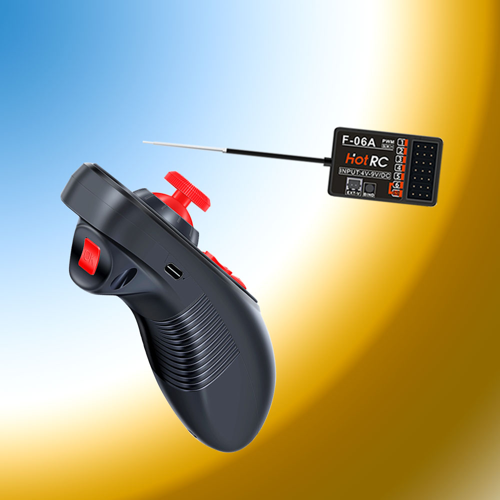 HOTRC DS-600 2,4 GHz 6CH RC bo - Radio Transmitter 6Ch recensie en prijs