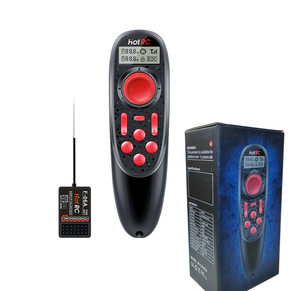 HOTRC DS-600 2,4 GHz 6CH RC bo - Radio Transmitter 6Ch recensie en prijs