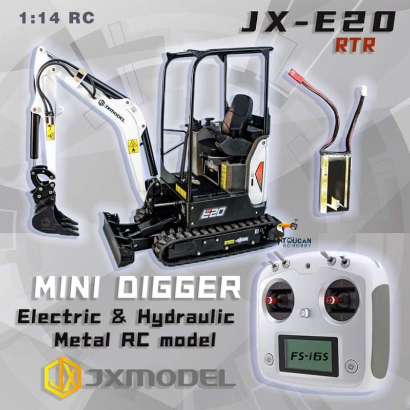 RTR JX E20 RC Mini Graafmachin - Rc Excavator Hydraulic recensie en prijs